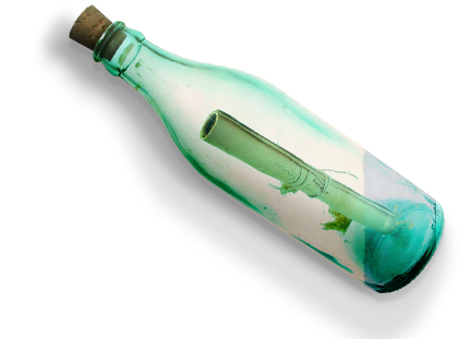 Message in a bottle png. Tim w jackson thoughts
