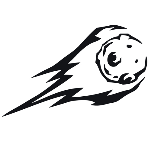 Asteroid clipart black and white. Meteor clipartet pencil in