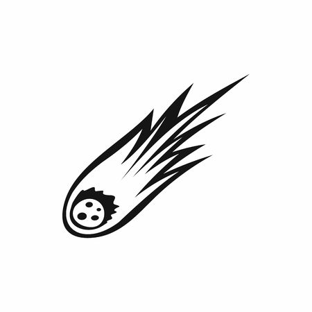 meteor clipart black and white