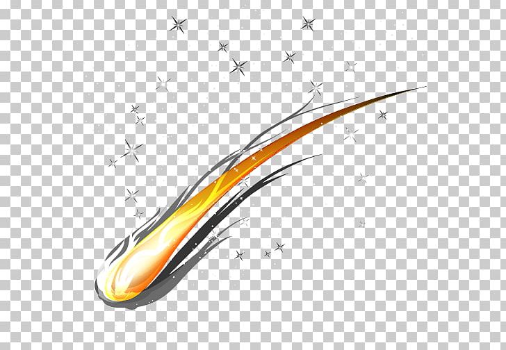 meteor clipart yellow flame