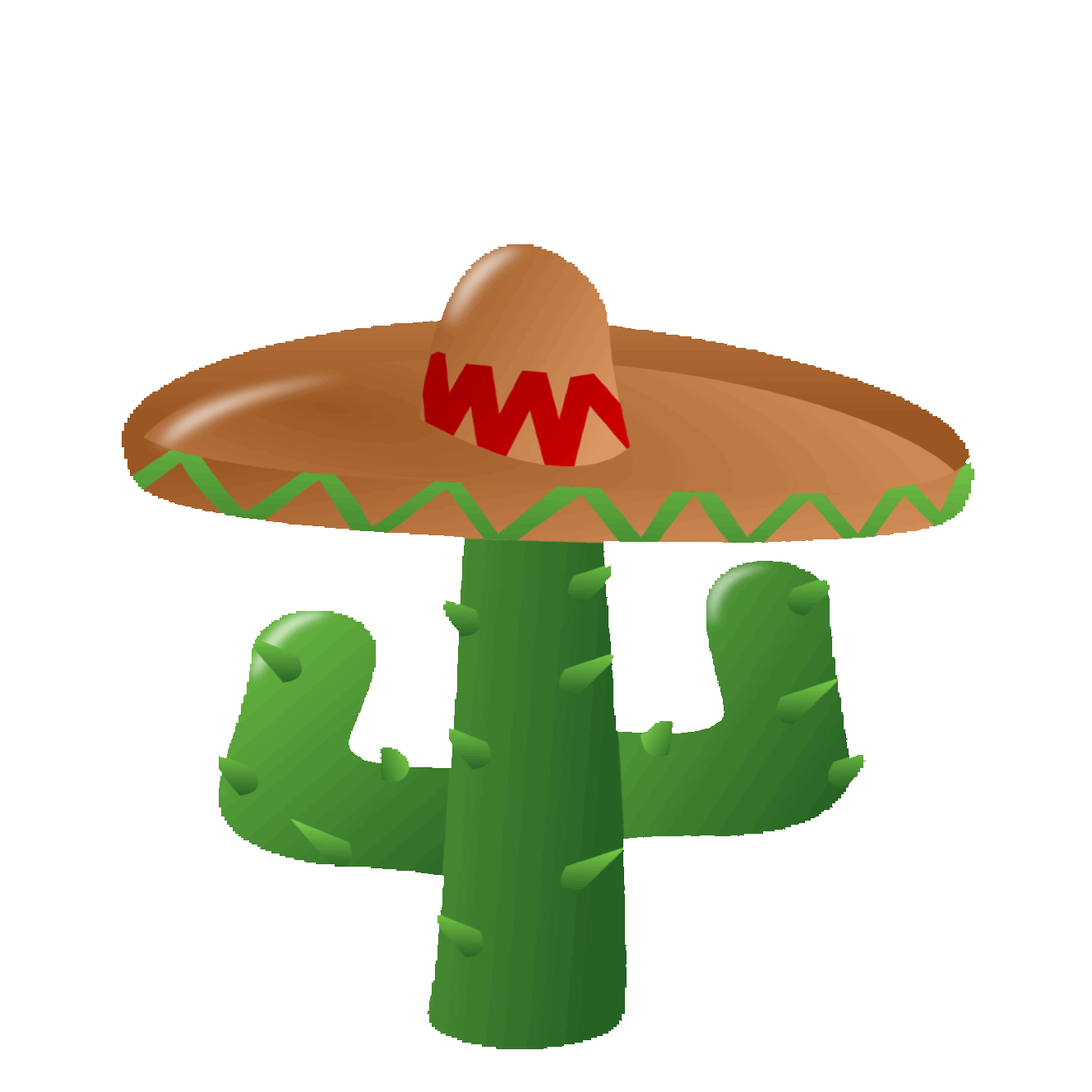 Mexican clipart cactus. Cinco de mayo sticker