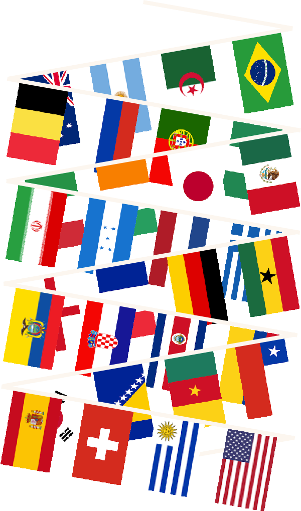 Buy world multi nation. Mexico clipart bunting