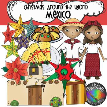Mexico clipart christmas. Around the world 