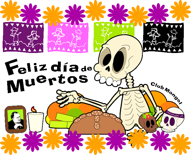 mexico clipart dia de los muertos