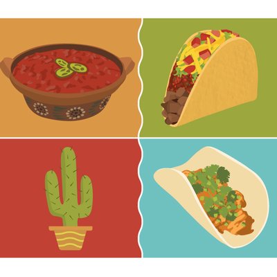 mexico clipart traditional food mexican
