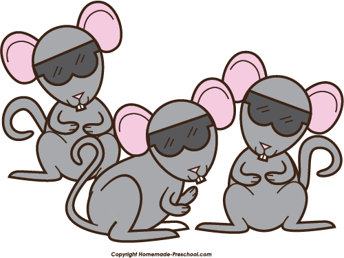 rat clipart three mouse
