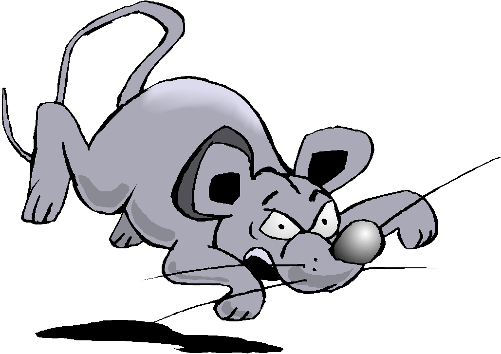 mouse clipart angry