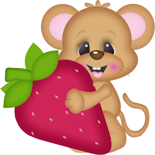 mice clipart food