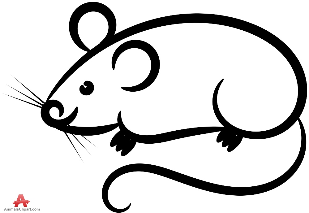 mice clipart simple