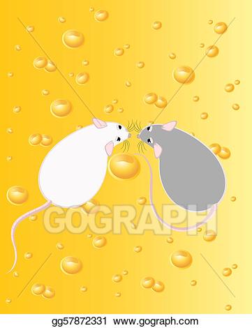mice clipart yellow