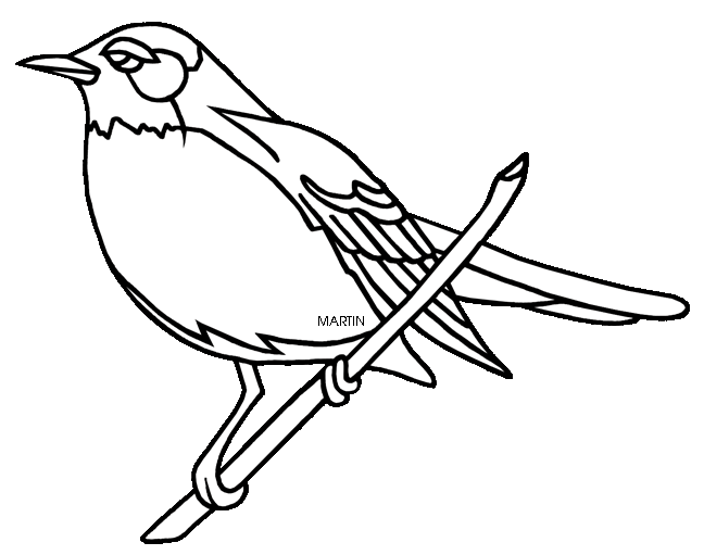 Michigan clipart bird. United states clip art