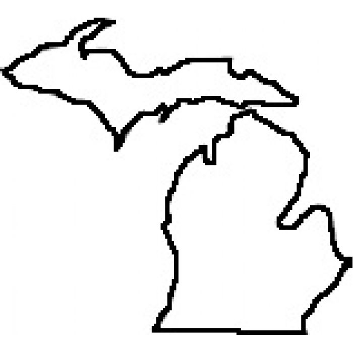 michigan clipart template