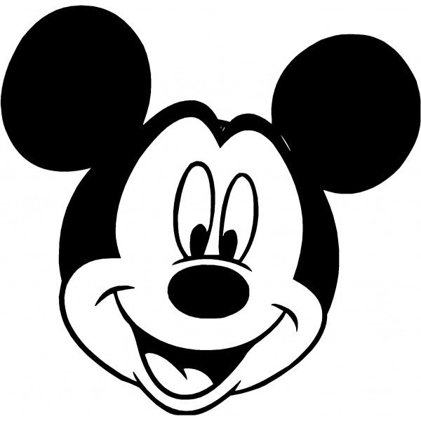Mickey mouse clip art. Disney clipart outline
