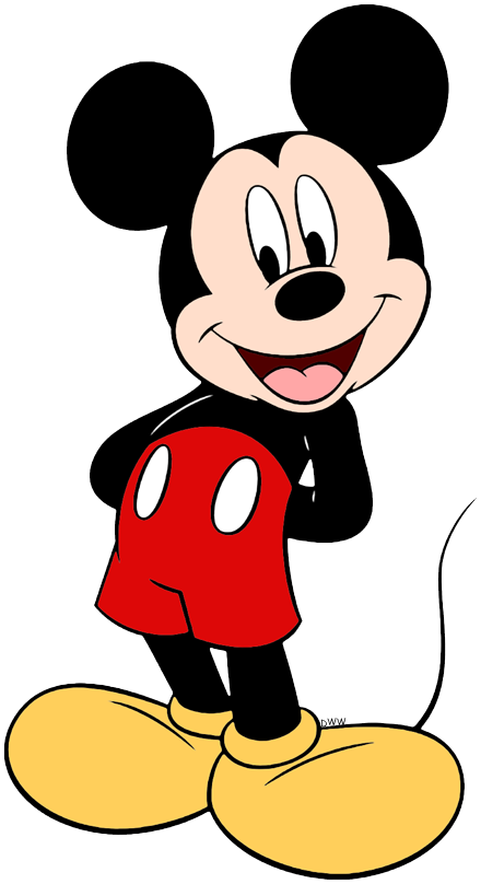 mickey clipart back