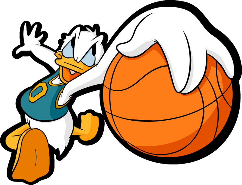 mickey clipart basketball
