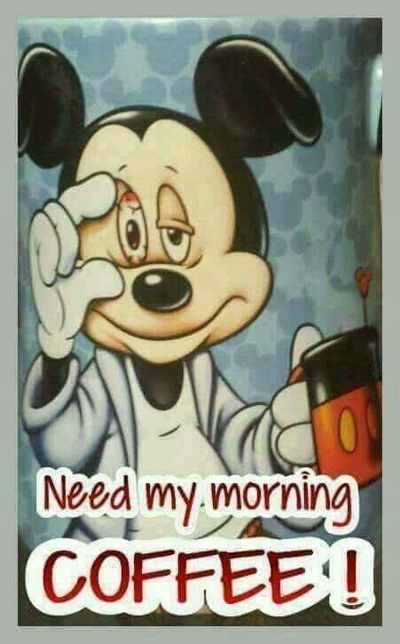mickey clipart coffee