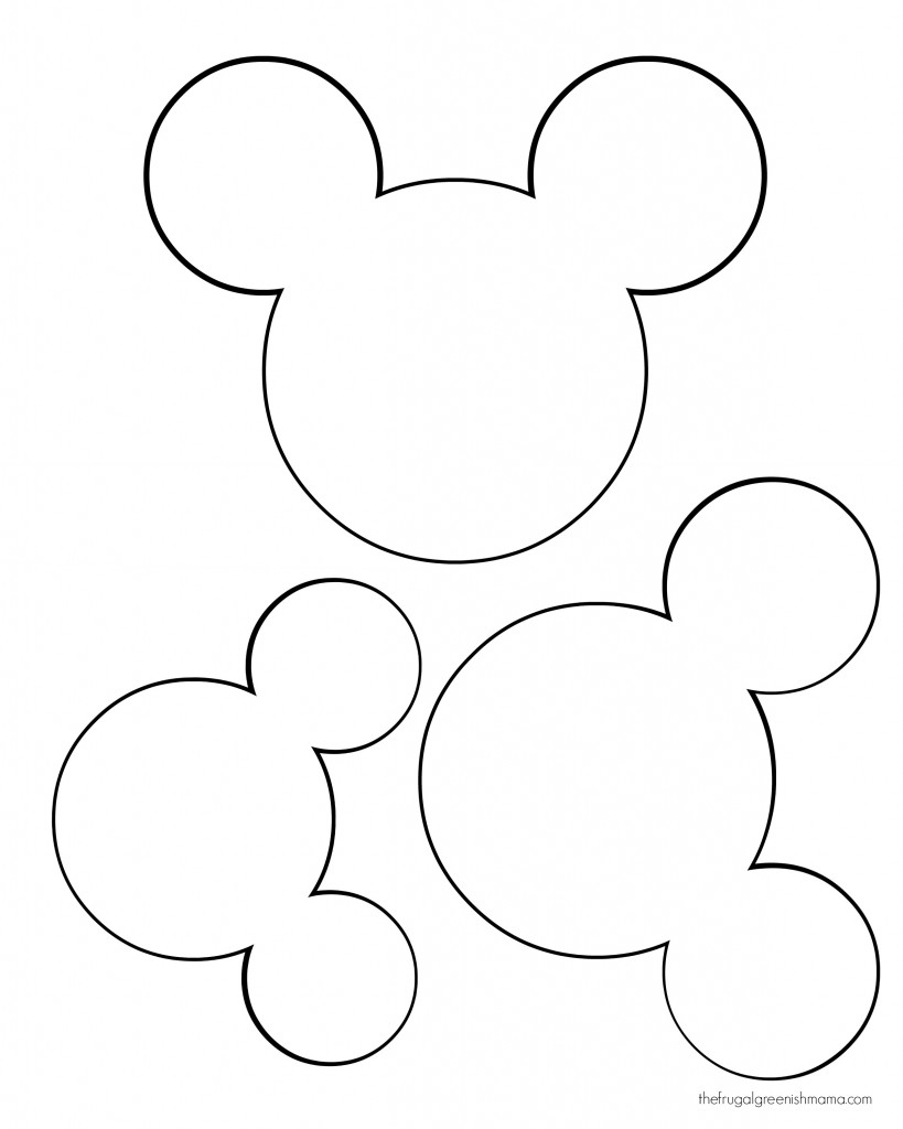 mickey clipart cut out