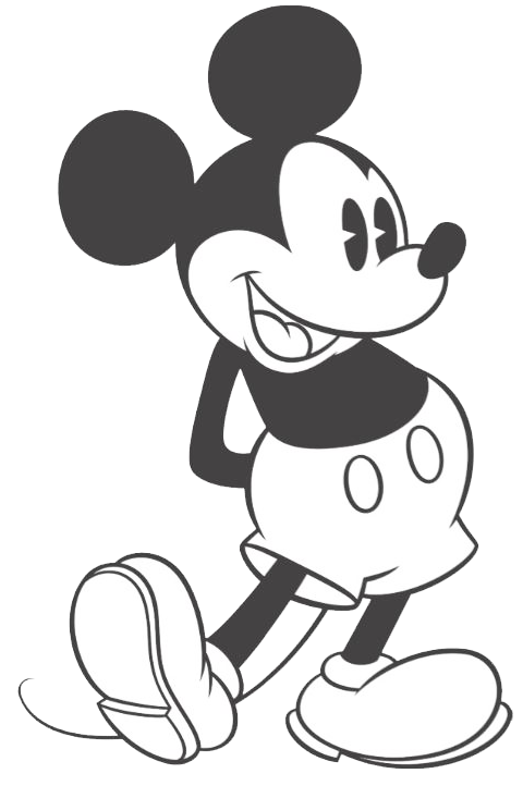 mickey clipart foot