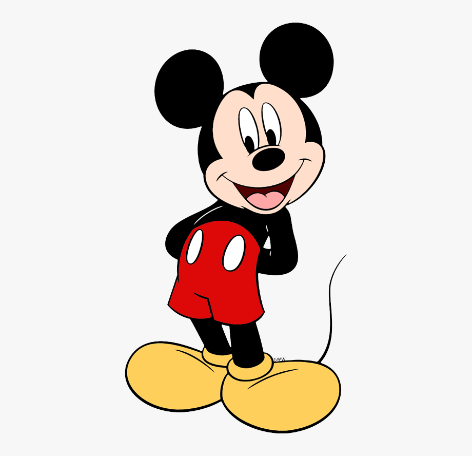 Mickey clipart mickey mouse. Clip art standing free