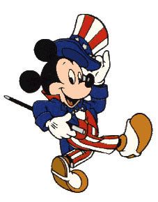 mickey clipart patriotic