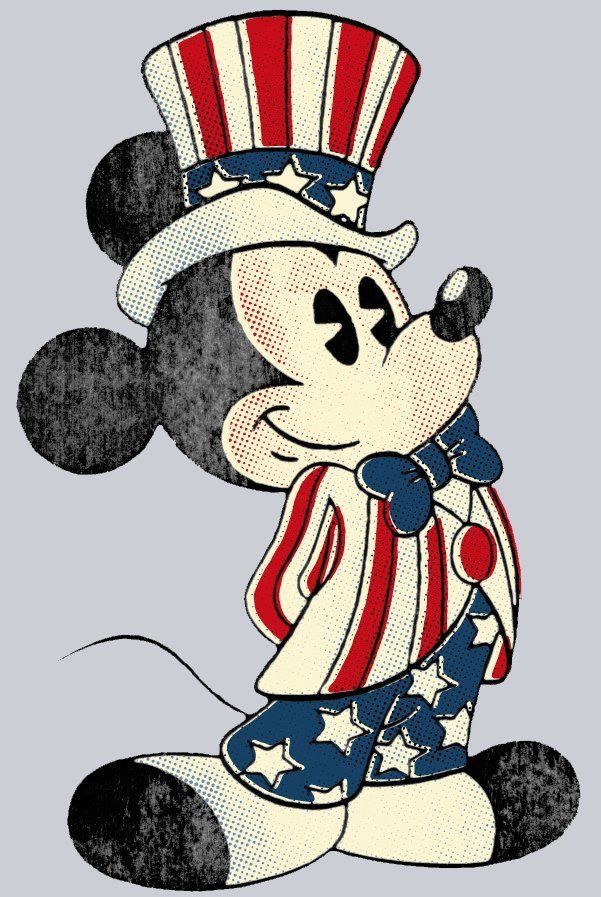 mickey clipart patriotic