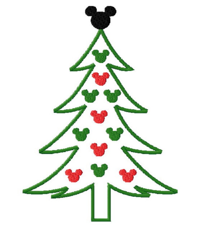 Mickey clipart tree. Download christmas clip art