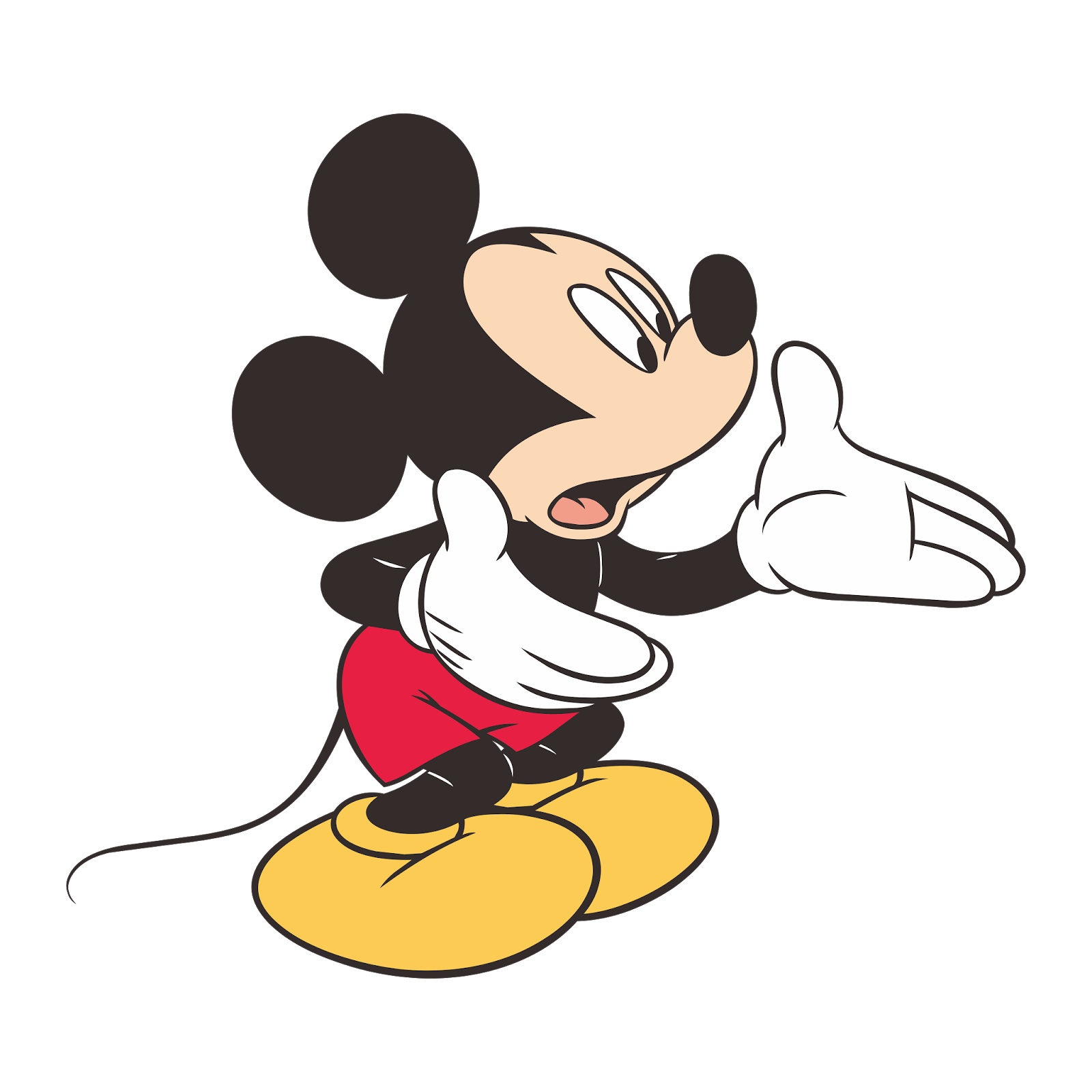 Mickey clipart vector, Mickey vector Transparent FREE for ...