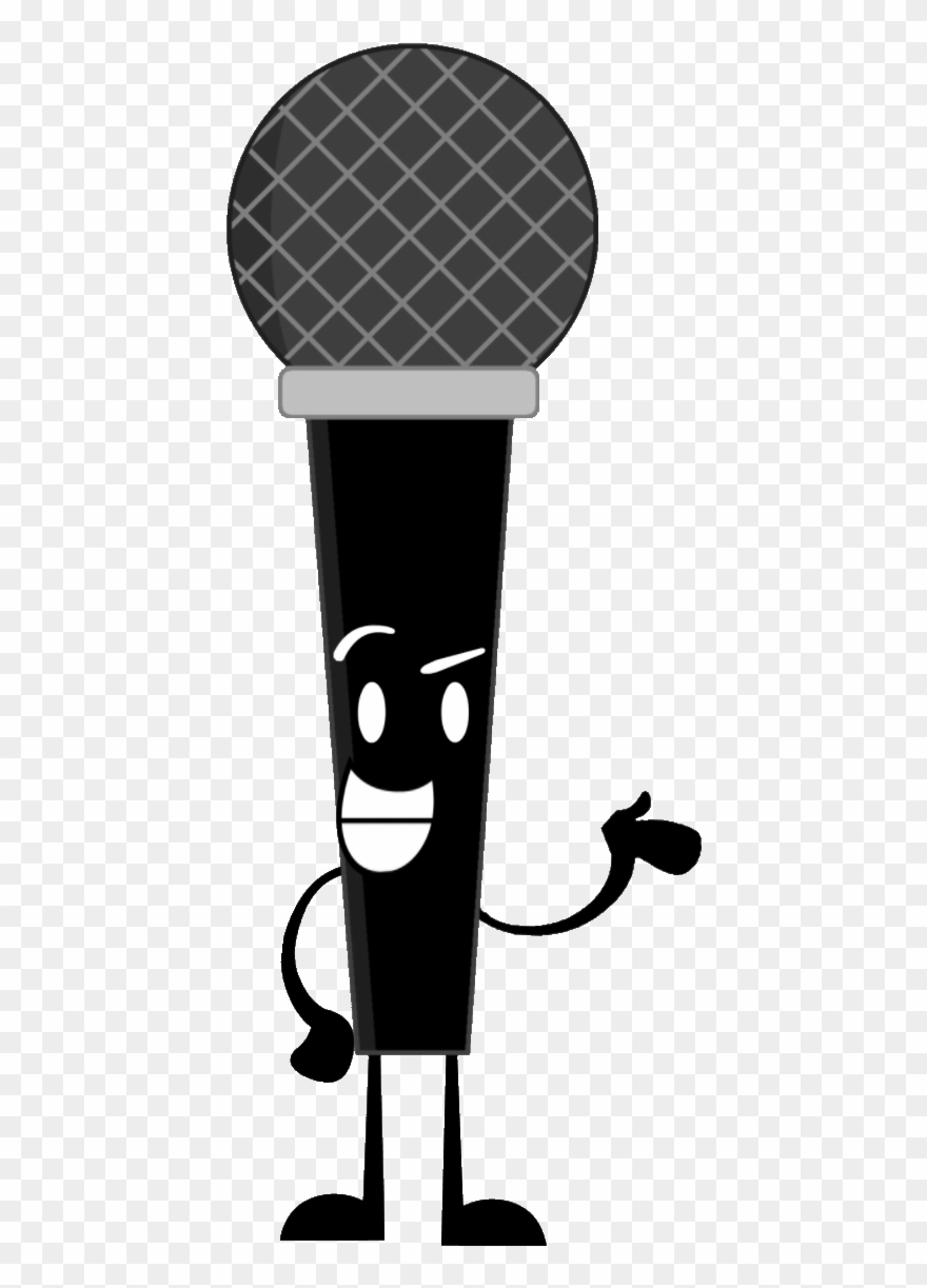 Microphone clipart black object. Png download 