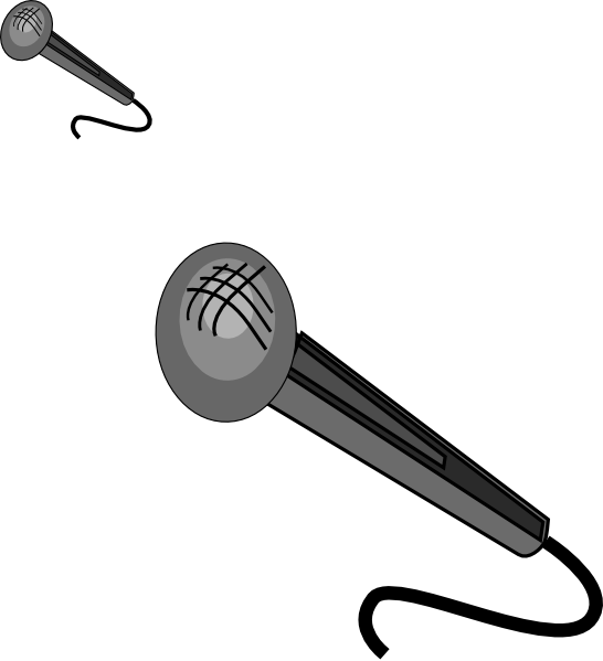 microphone clipart drawing