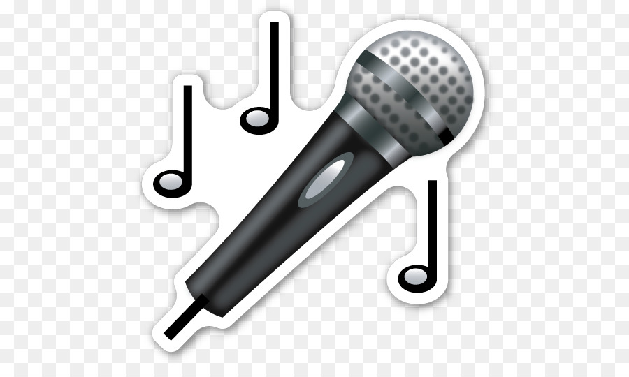 Microphone clipart emoji. 