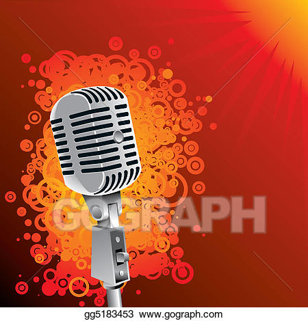 microphone clipart grunge