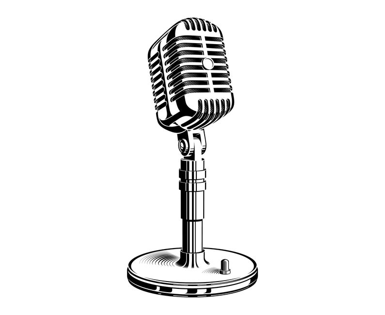 microphone clipart logo