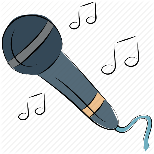 microphone clipart musical note