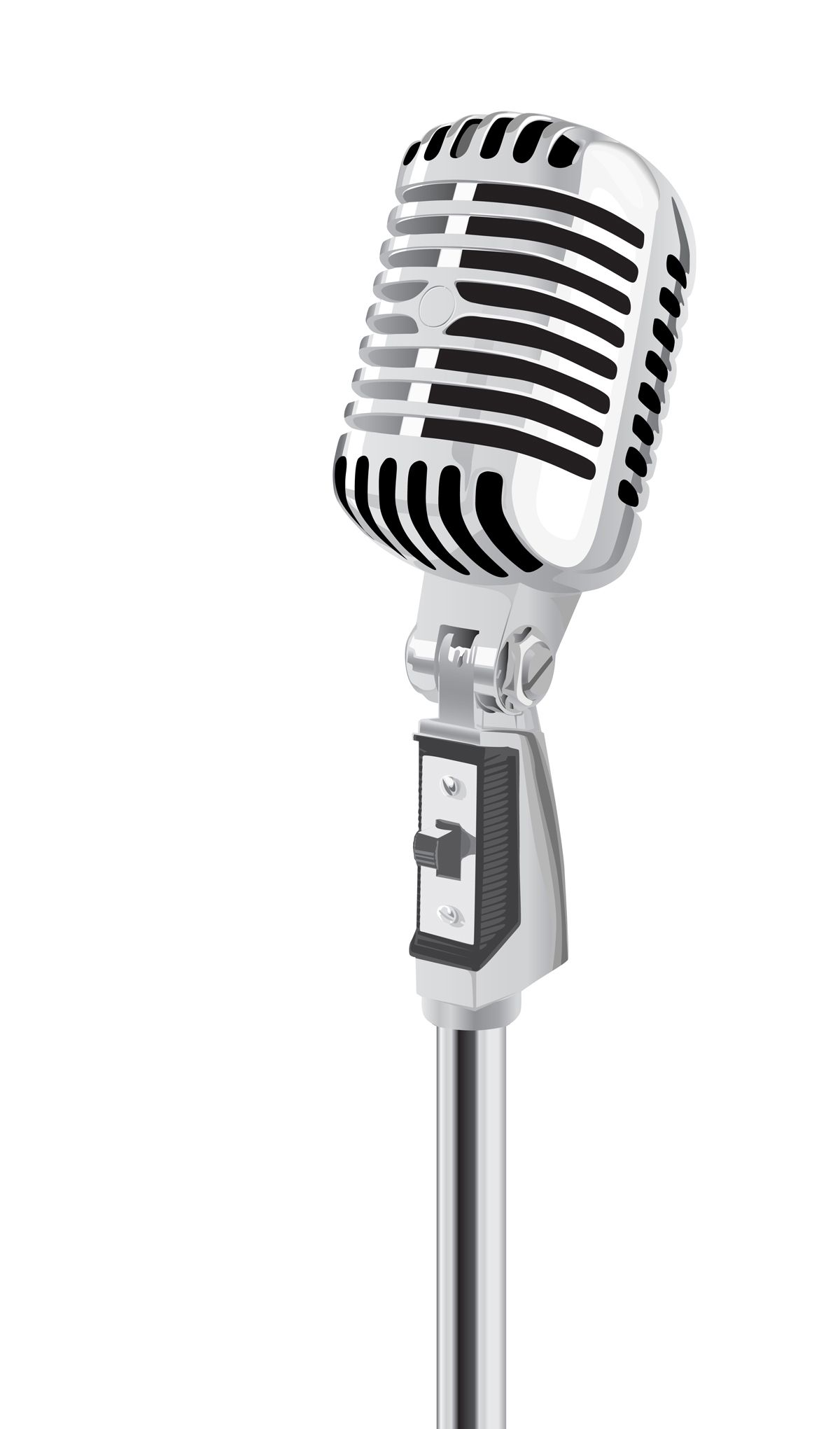 microphone clipart old fashioned