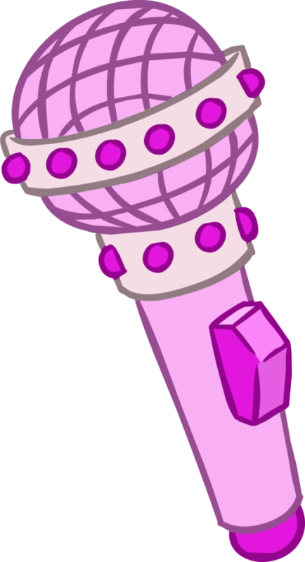microphone clipart pink