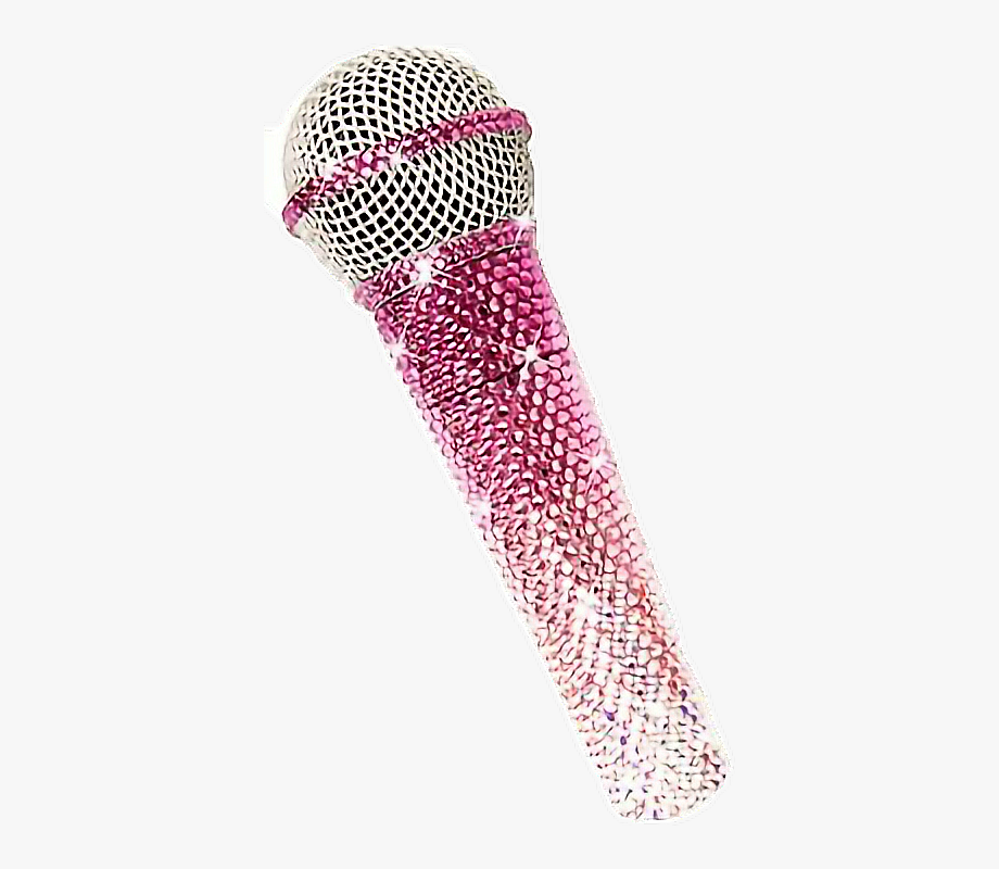 microphone clipart pink
