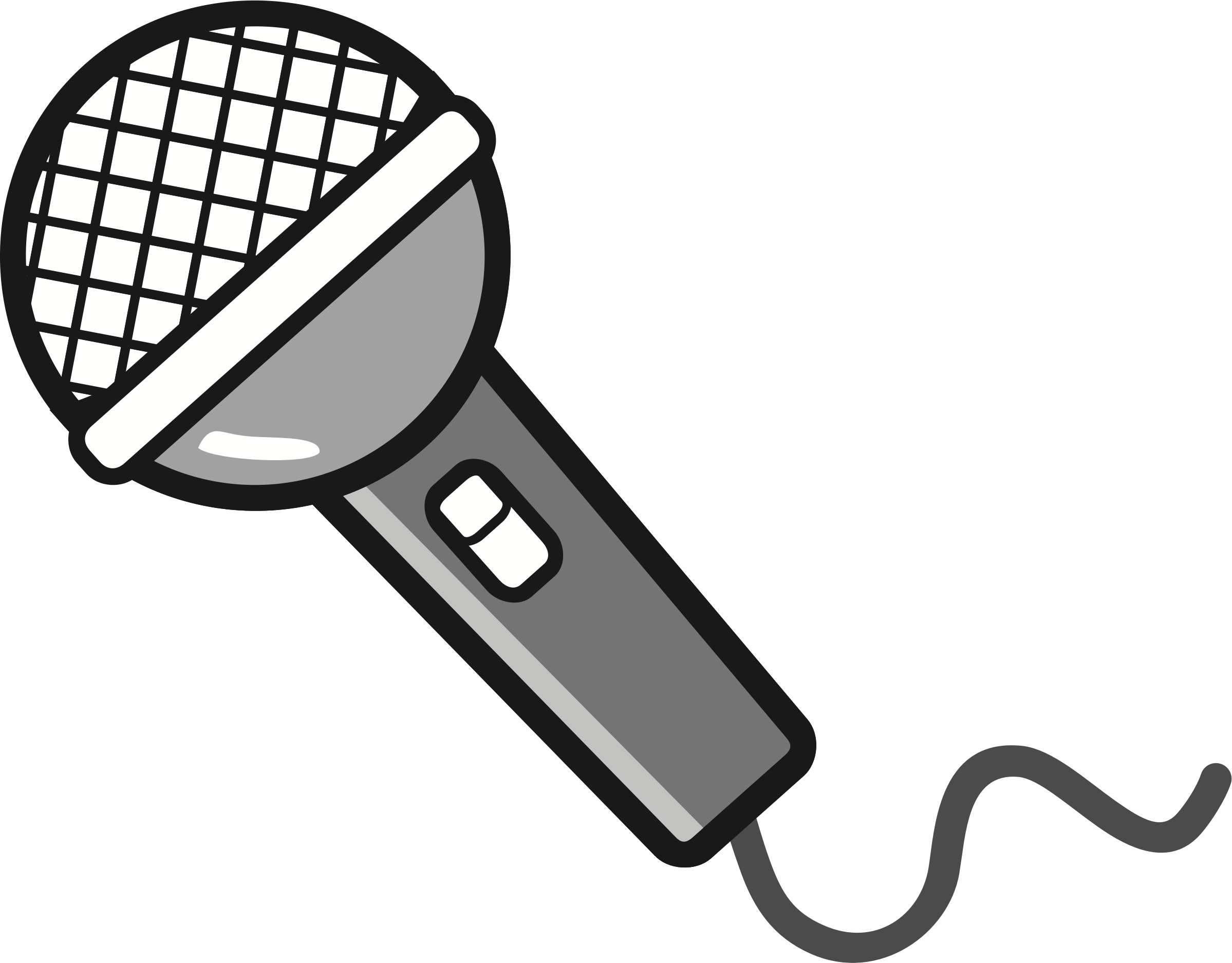 microphone clipart public domain