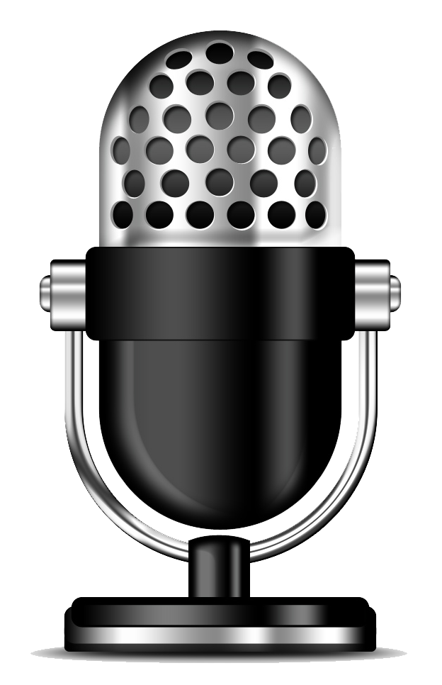 Microphone radio station microphone