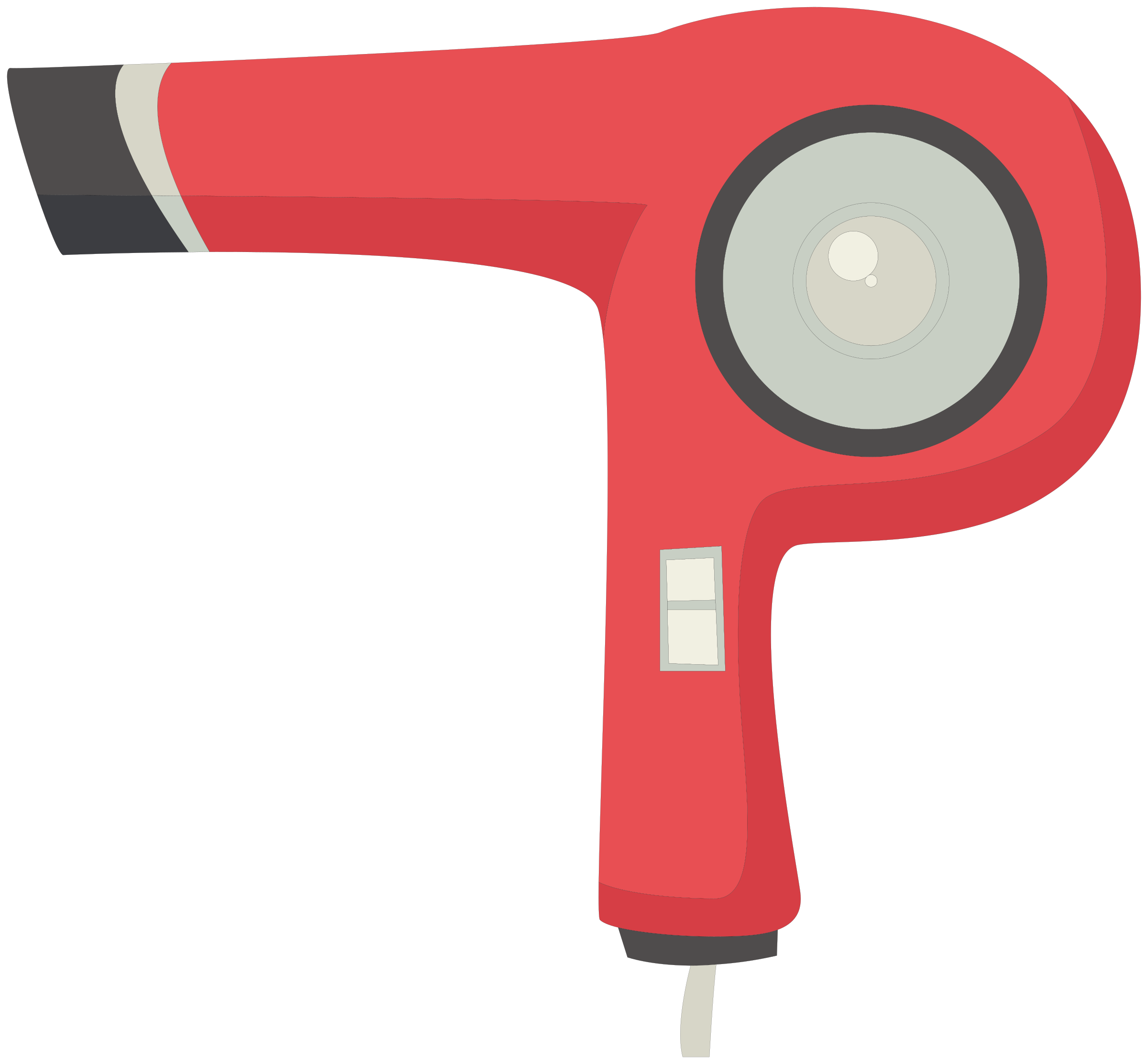 pink clipart hair dryer