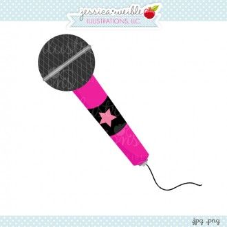 microphone clipart rock star