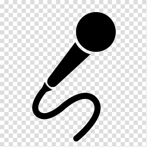 microphone clipart silhouette