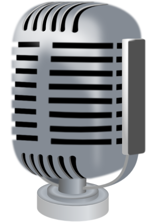microphone clipart simple