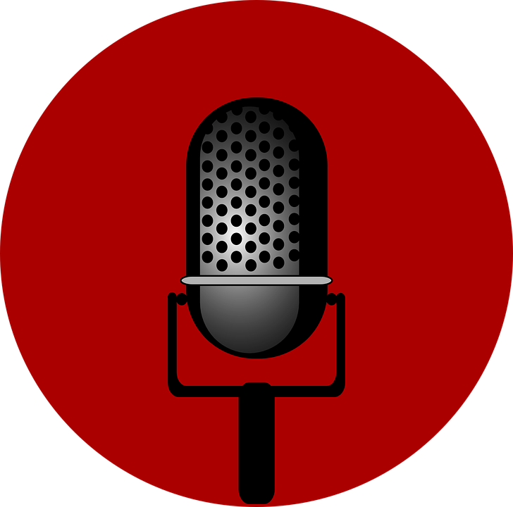 microphone clipart standing