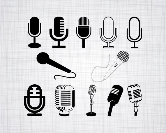 Download Microphone clipart svg, Microphone svg Transparent FREE ...