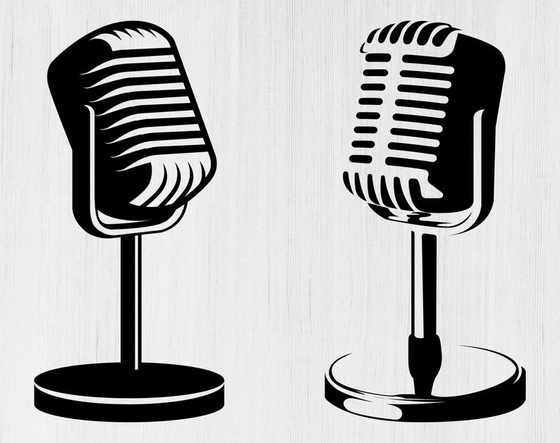 microphone clipart svg