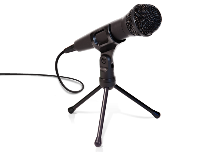 microphone clipart table