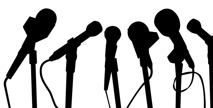 microphone clipart two