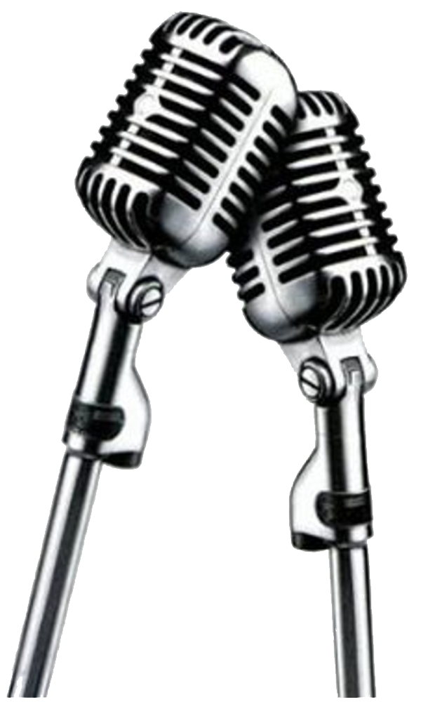 microphone clipart two