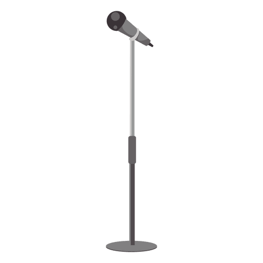 Microphone vector png. With stand transparent svg