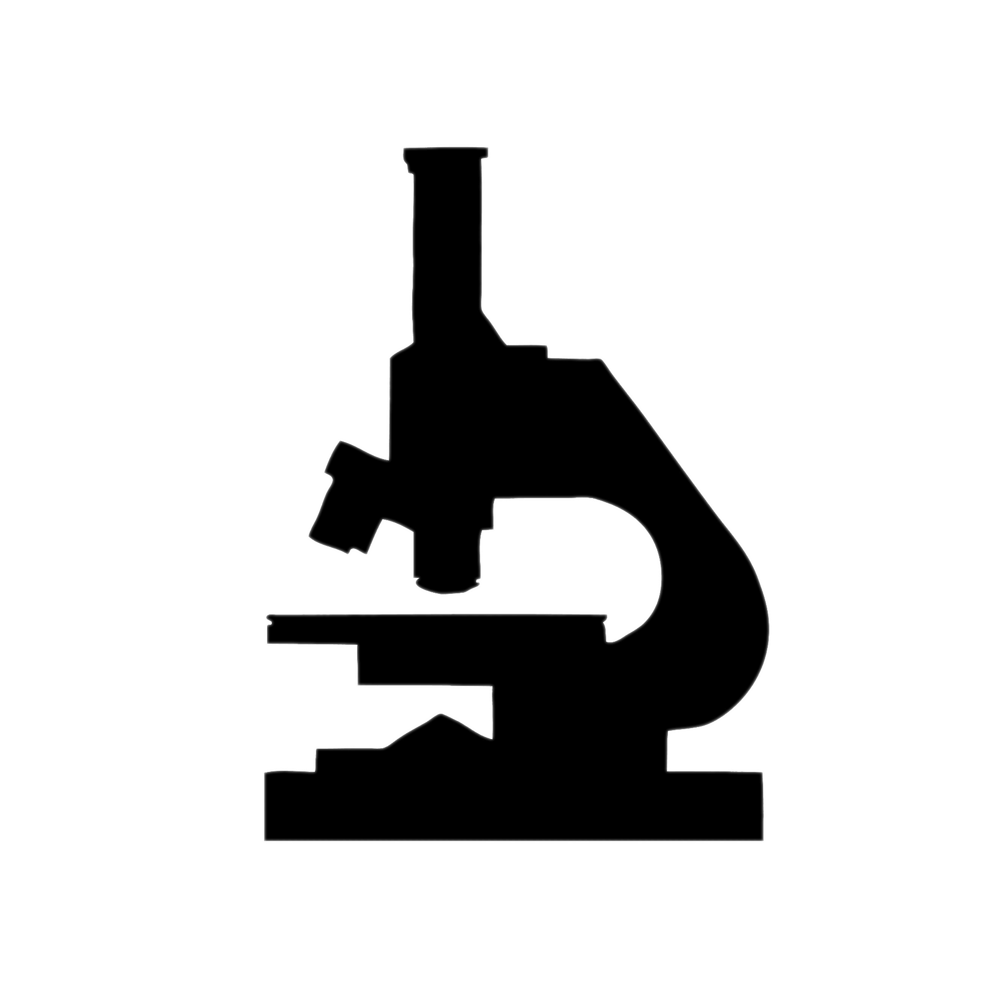 Scientist clipart microscope. Silhouette transparent png stickpng